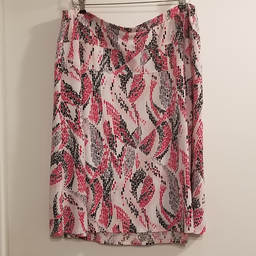 Cato Pink, Black & White Skirt